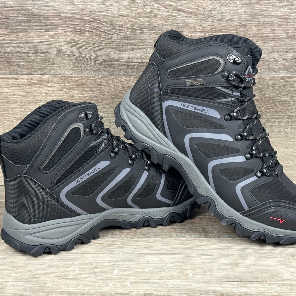 NORTIV 8 Men's Ankle High Waterproof Hiking Boots Outdoor Lightweight Shoes